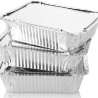 Barquettes en aluminium jetables avec couvercles