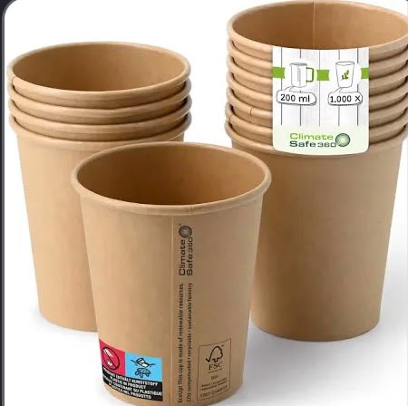 Gobelets en papier