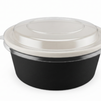 Bol kraft noir - 1100 ml