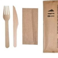 Kit de couverts en bois